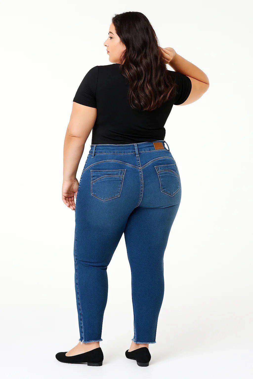 Calça Jeans Feminina Plus Size sawary - Leon Elegance