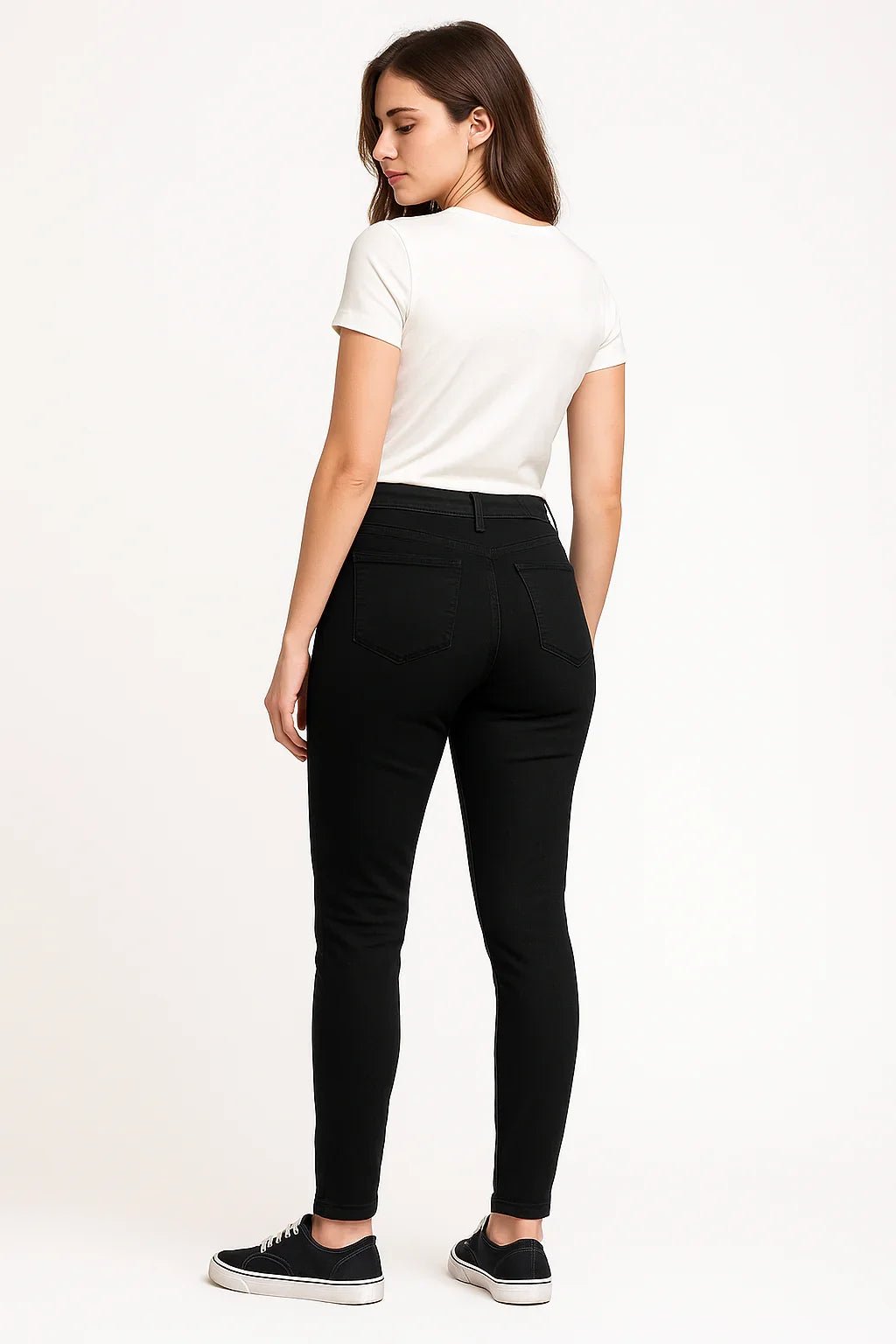 Calça Jeans Feminina Skinny Black sawary - Leon Elegance