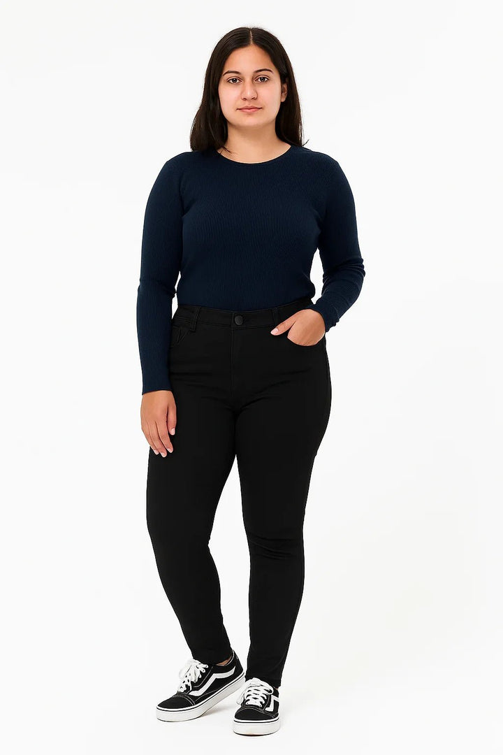 Calça Jeans Feminina Skinny Black sawary - Leon Elegance