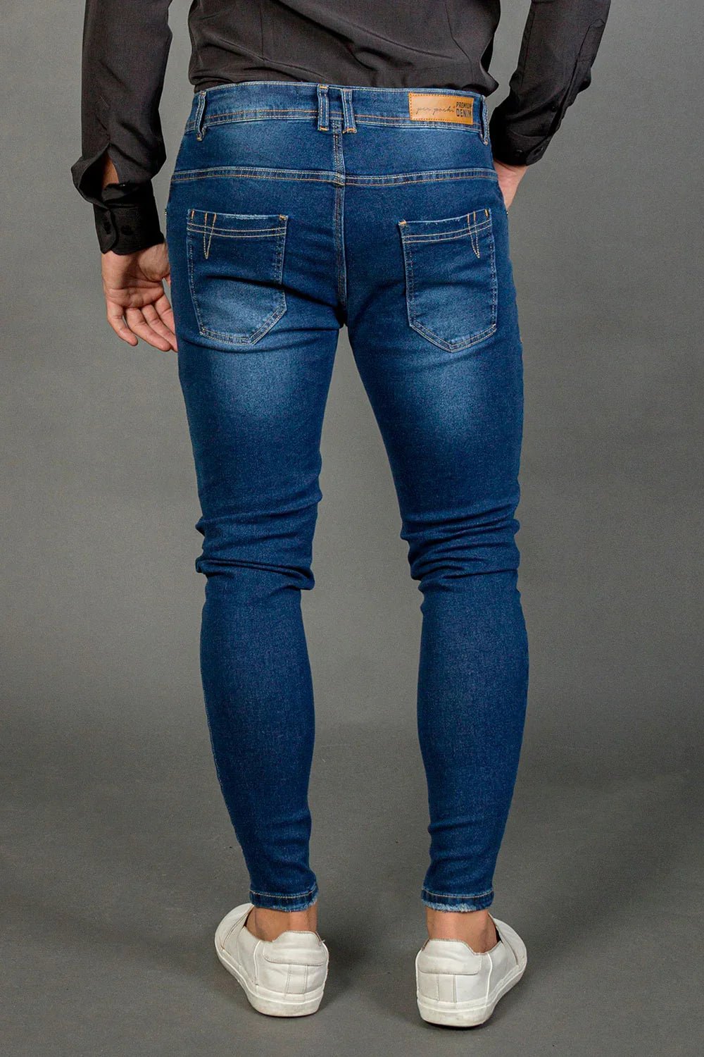 Calça Jeans Laser Bicblue Leon - Leon Elegance