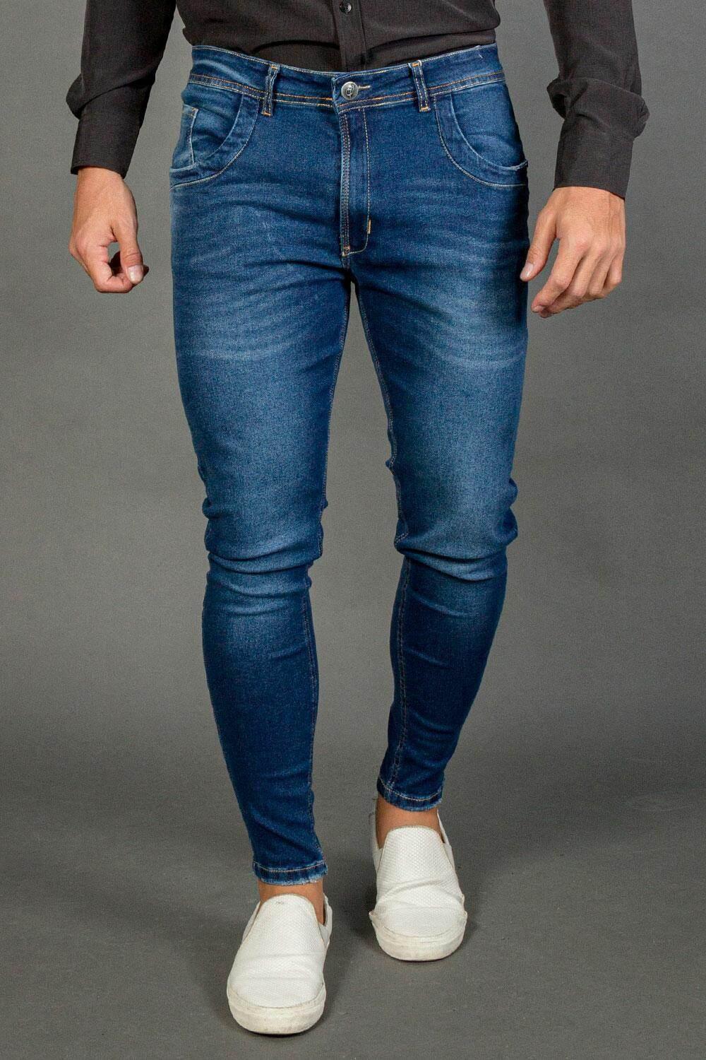 Calça Jeans Laser Bicblue Leon - Leon Elegance