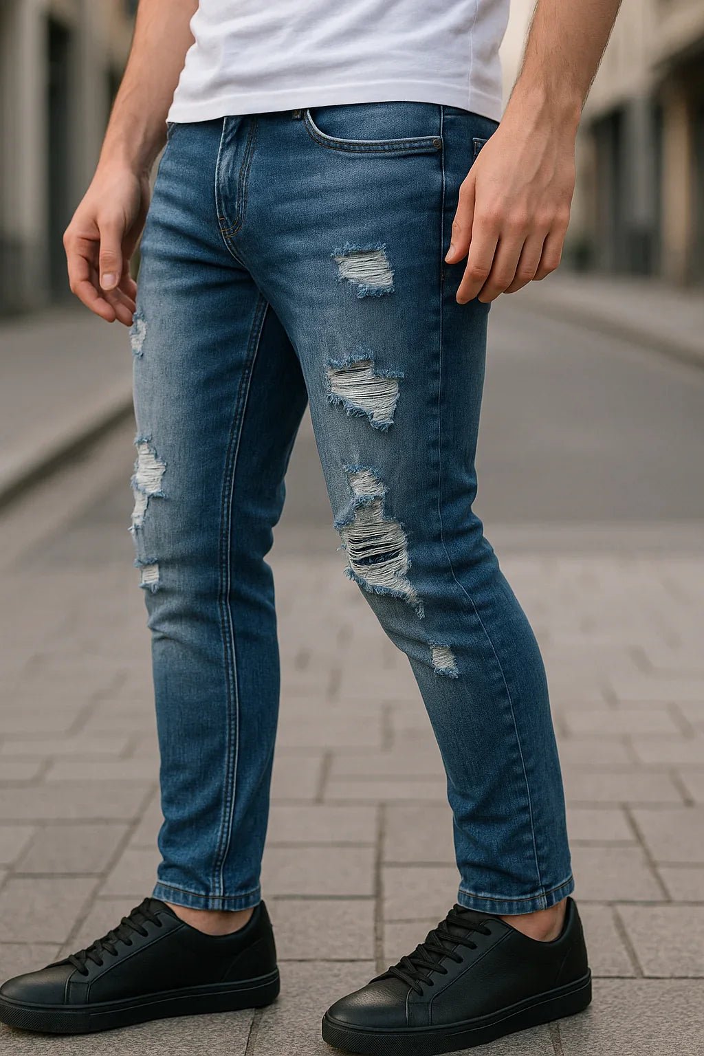 Calça Jeans Masculina Hunt Bear Destroyed - Leon Elegance