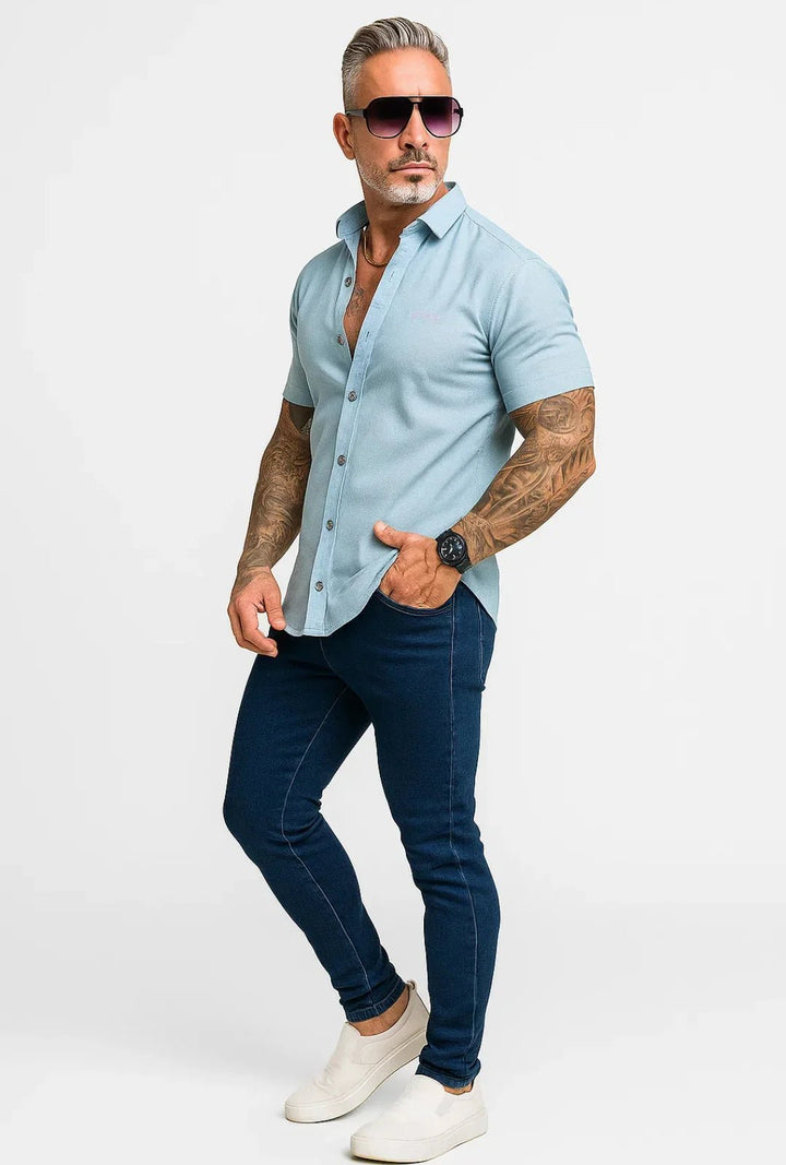 Calça Jeans Men All Blue Leon - Leon Elegance