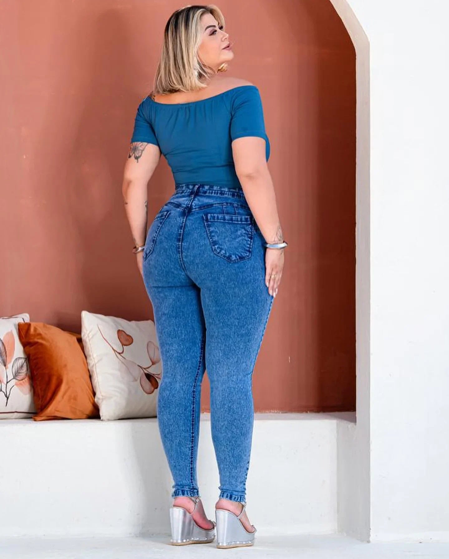 Calça Jeans Plus Size Fofinha Lipo - Leon Elegance
