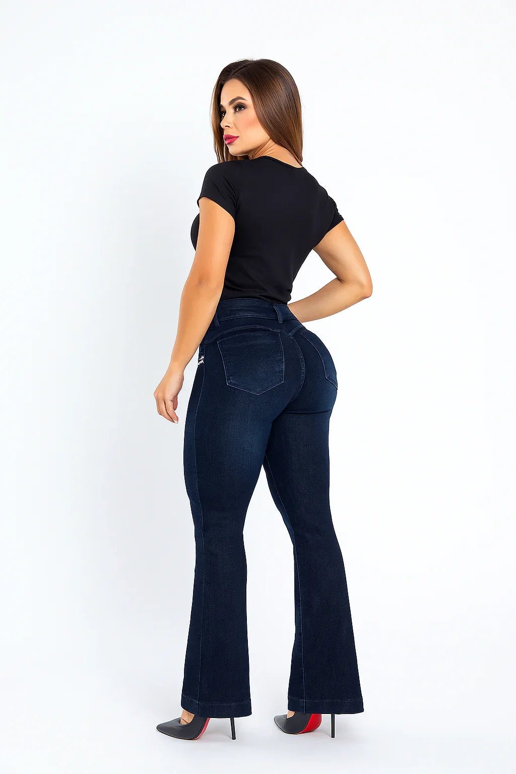 Calça Jeans Reta Feminina Empório Pit Bull Azul - Leon Elegance