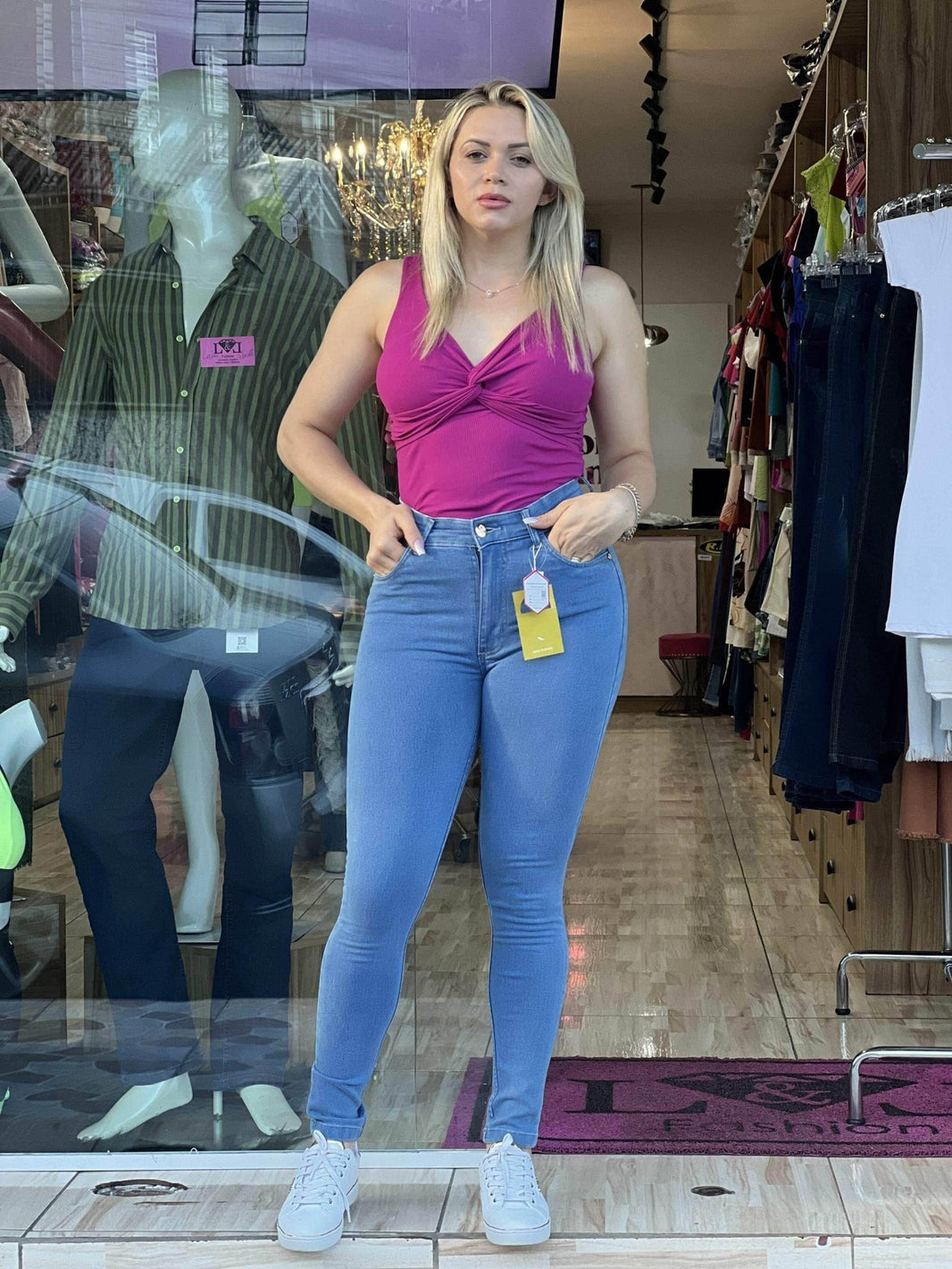 Calça Jeans Skinny Clara Leon - Leon Elegance