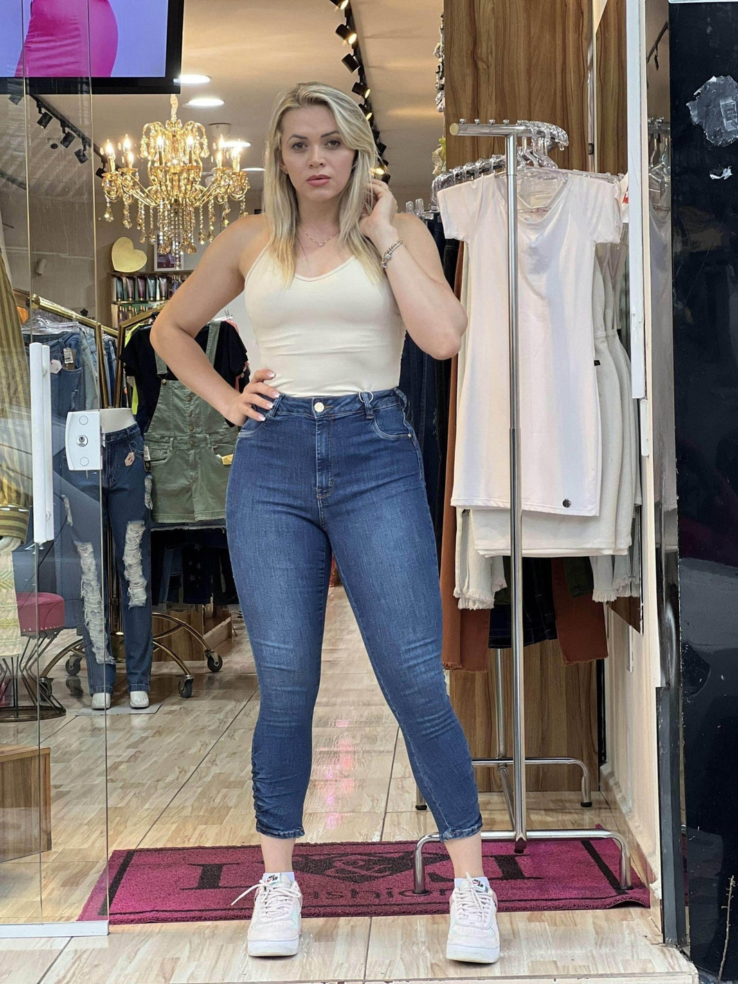 Calça Jeans Skinny Fernel Leon - Leon Elegance