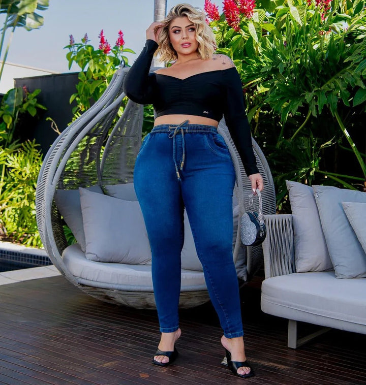 Calça Jeans Skinny Ink Jogger Leon - Leon Elegance