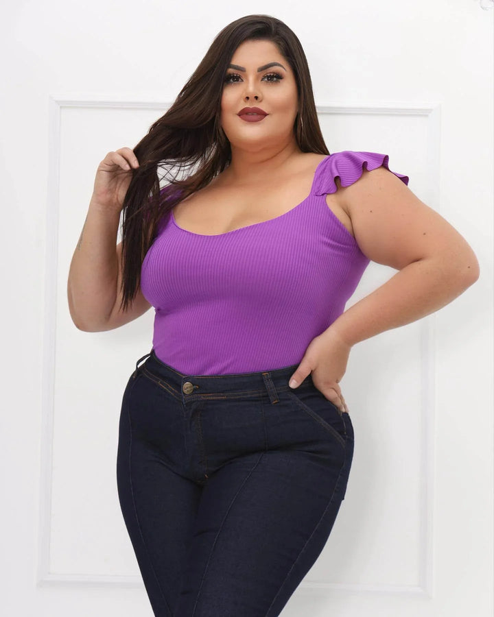 Calça Jeans Skinny Plus Size Íris Leon - Leon Elegance