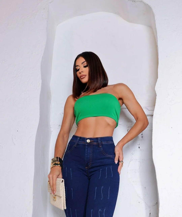 Calça Jeans Skinny Riscada Leon - Leon Elegance