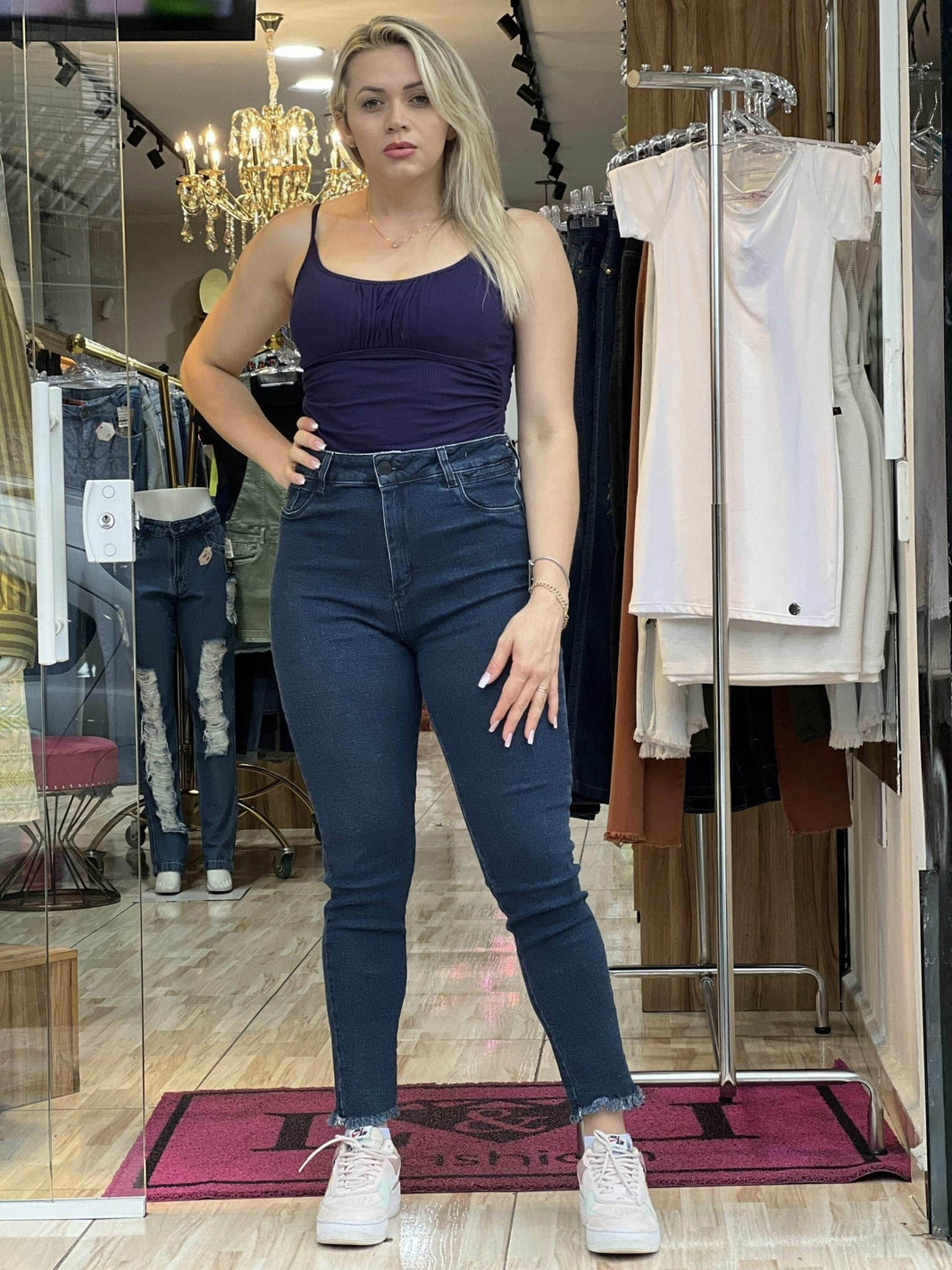 Calça Jeans Skinny Serena Leon - Leon Elegance