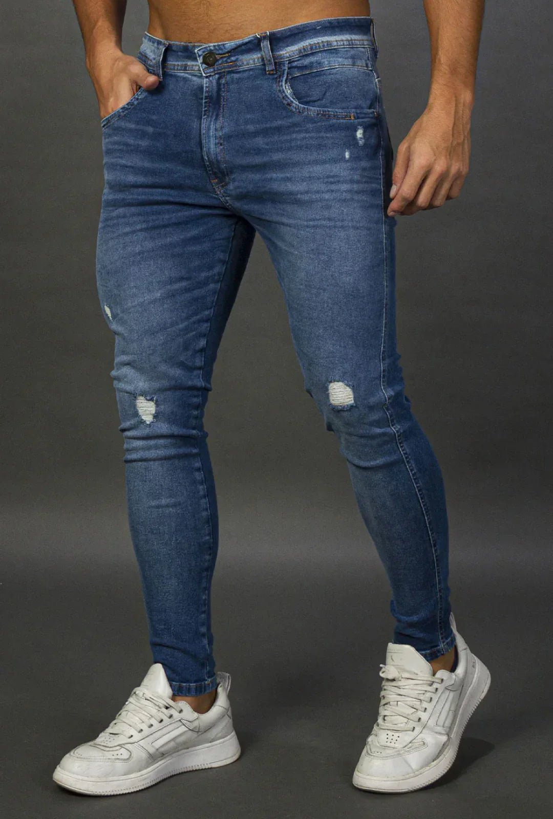 Calça Jeans Skinny Skyblue Leon - Leon Elegance