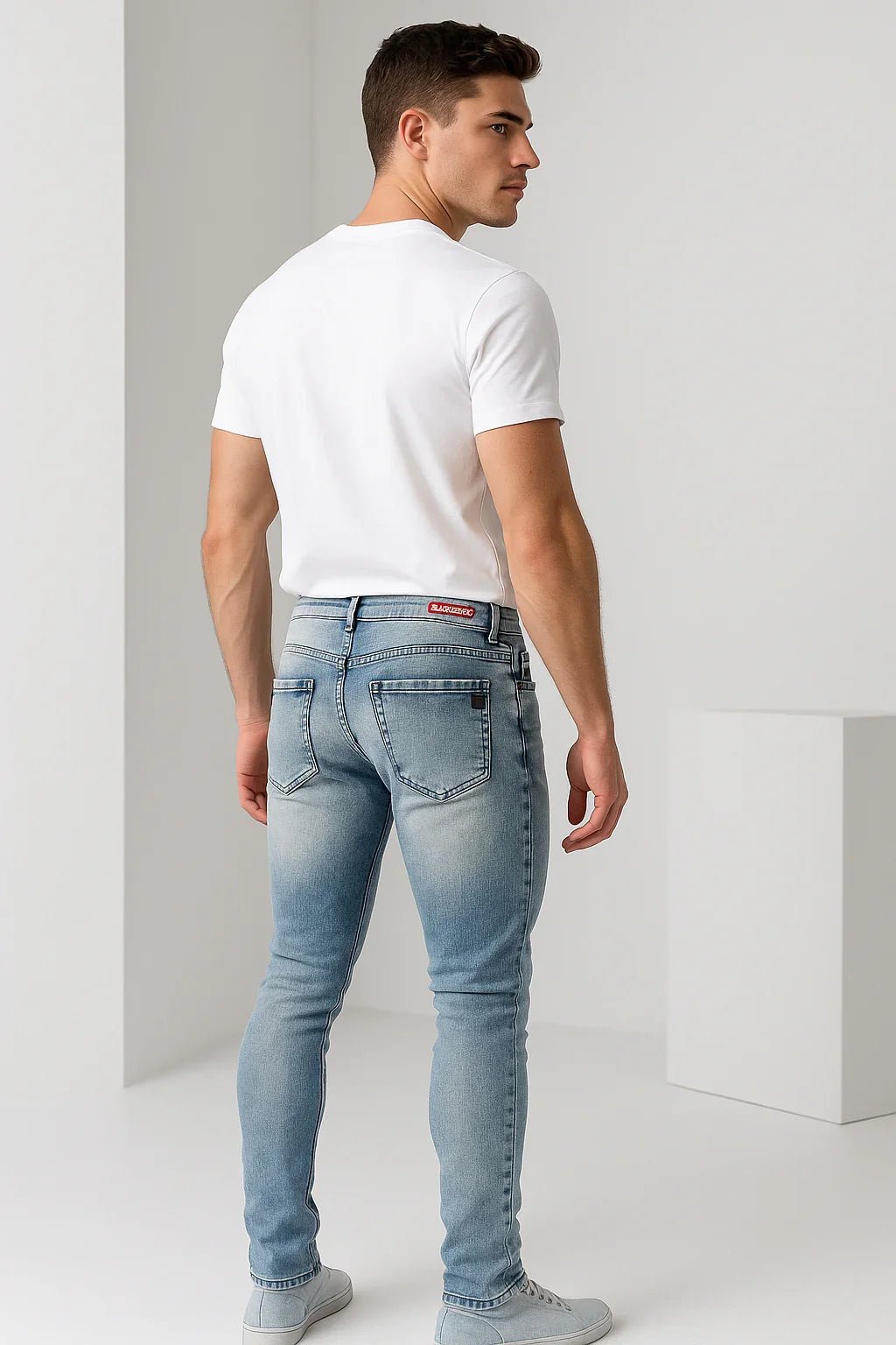 Calça Jeans Supe Skinny Destroye Leon - Leon Elegance