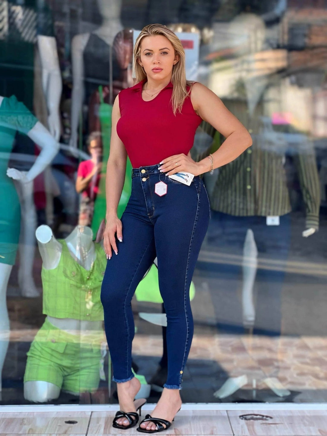 Calça Jeans Super Leg Leon - Leon Elegance