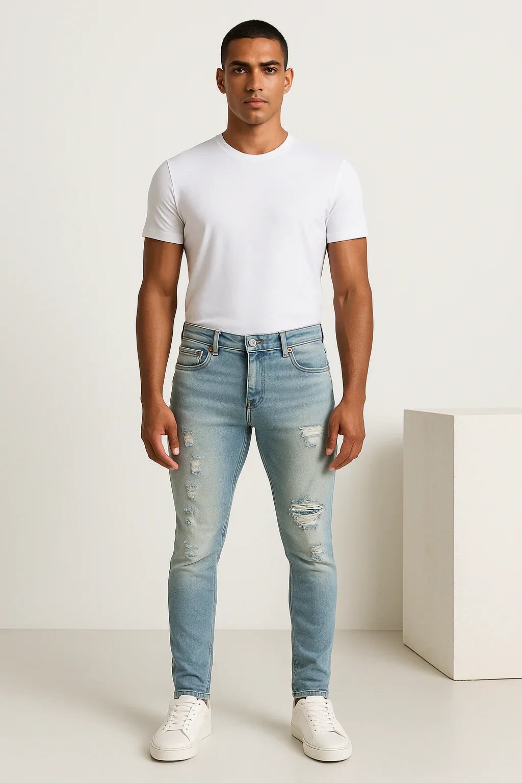Calça Jeans Super SkinnyMen Leon - Leon Elegance