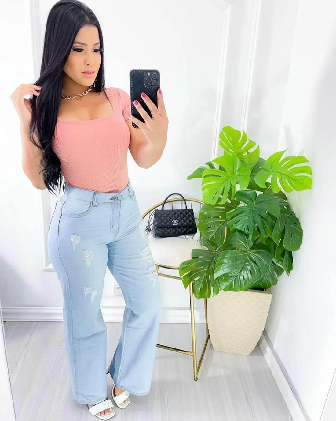 Calça Jeans Wide Leg Puida Leon - Leon Elegance