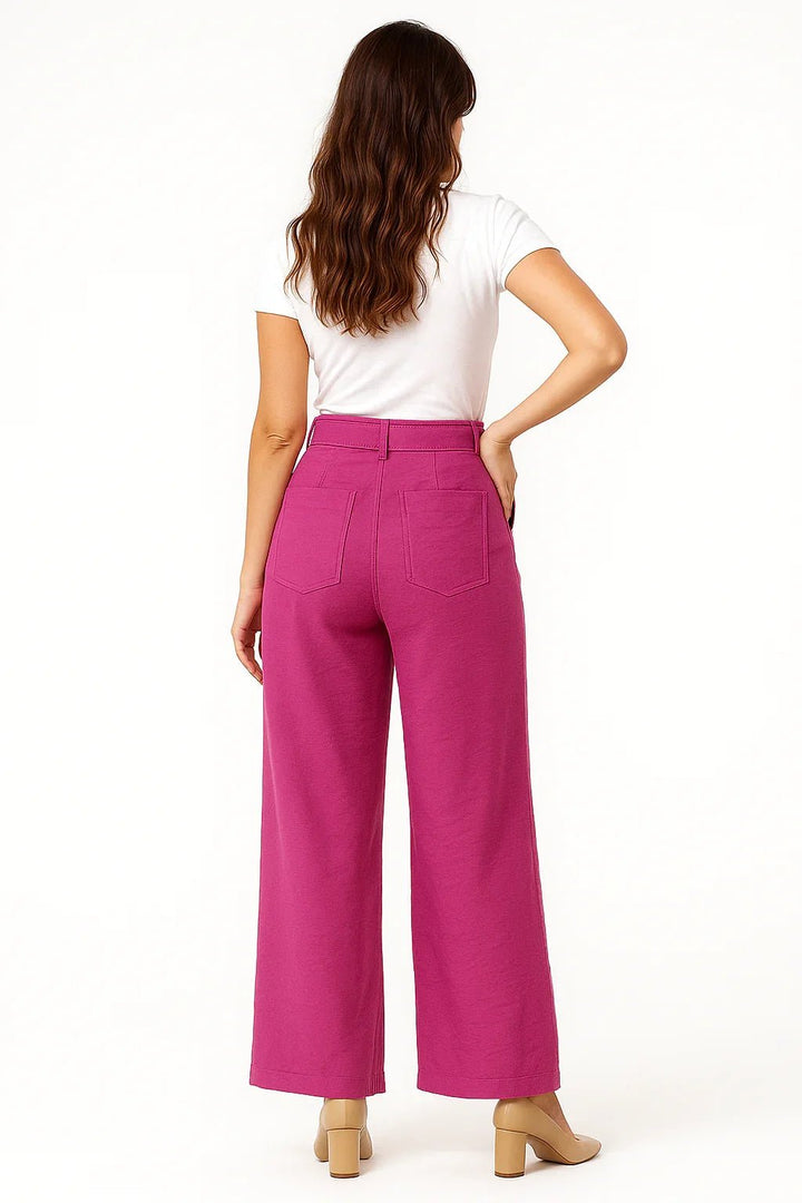 Calça Klepton Pantalona com Cinto - Leon Elegance