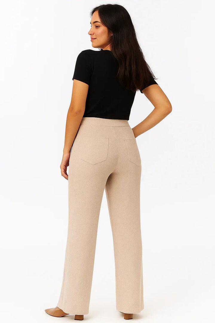 Calça Klepton Wide Leg Malha - Leon Elegance