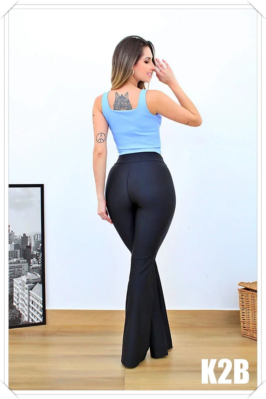 Calça Legging Flare Chanel Leon - Leon Elegance