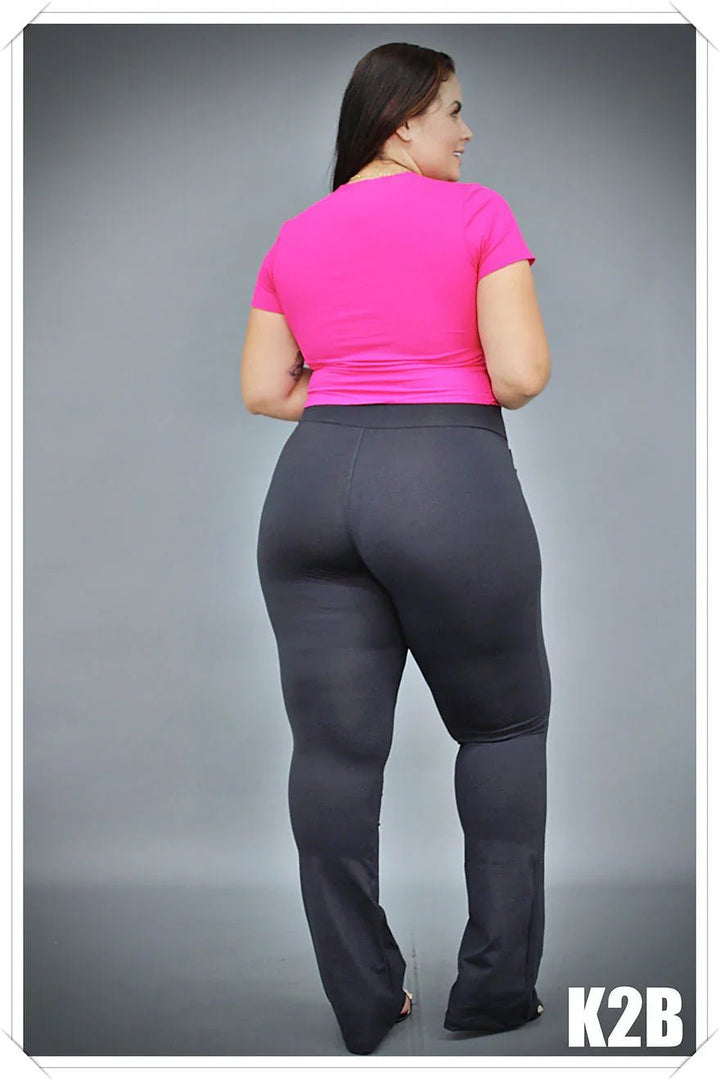 Calça Legging Flare Isa Leon - Leon Elegance