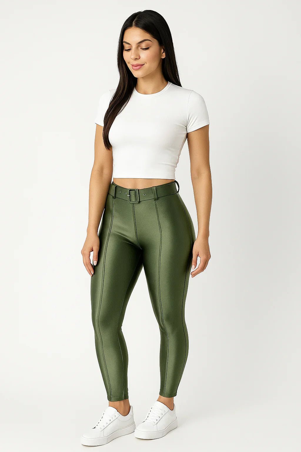 Calça Legging Montaria Cirrê Cinta Modela k2b - Leon Elegance