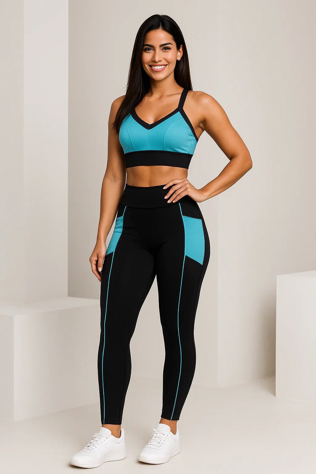 Calça Legging Recorte Lateral K2B Feminina Power - Leon Elegance