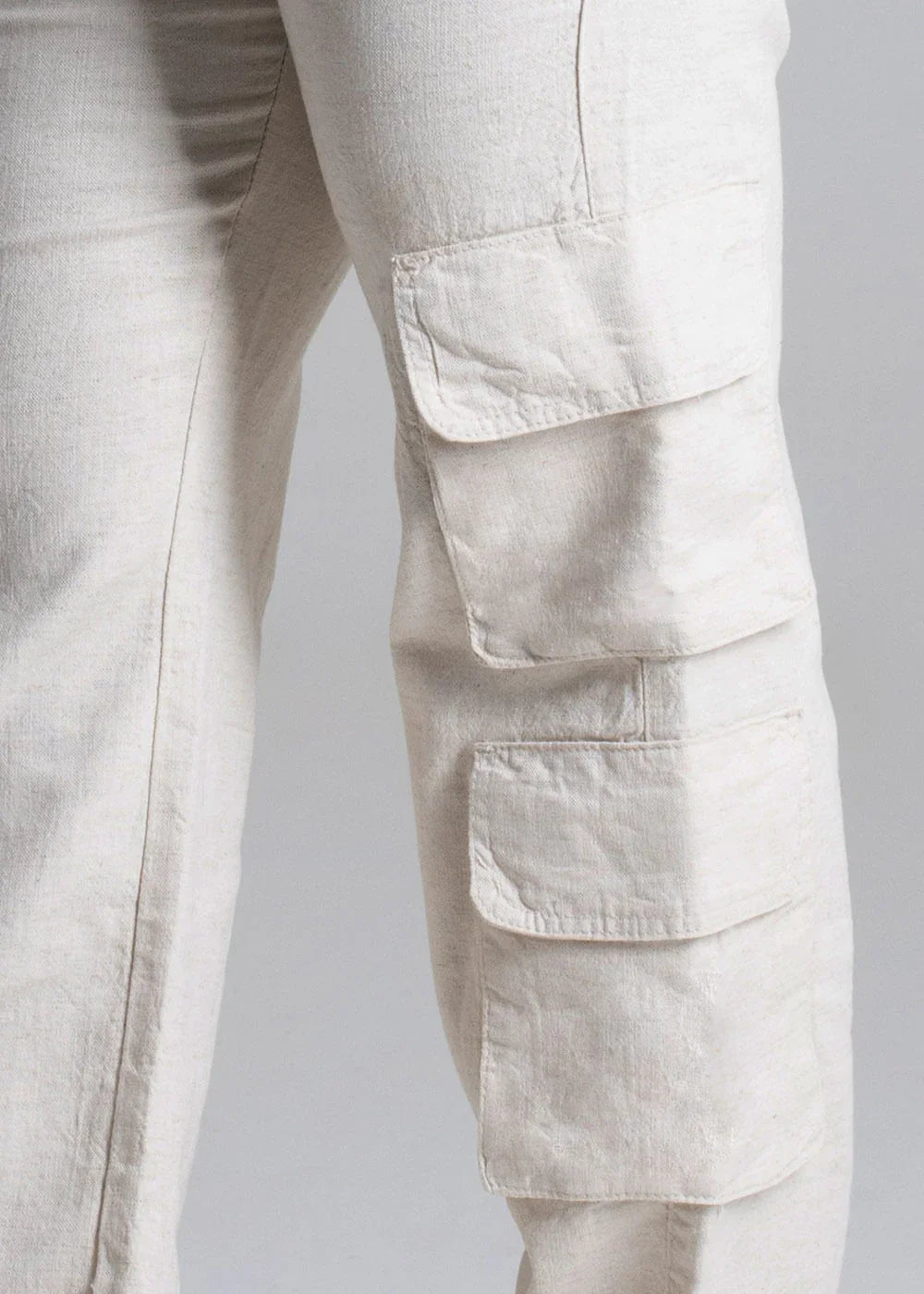 Calça Linho Wide Leg sawary - Leon Elegance