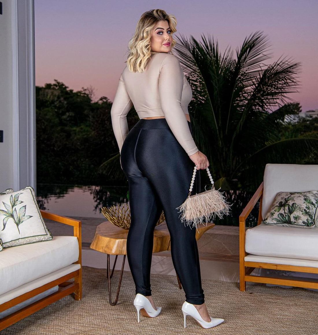 Calça Modeladora Gold Zip K2B Feminina Plus Size - Leon Elegance