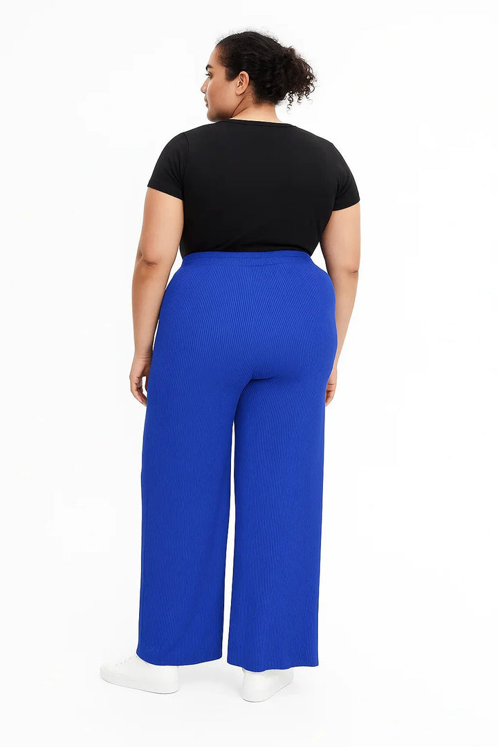 Calça Pantalona Canelada K2B - Leon Elegance