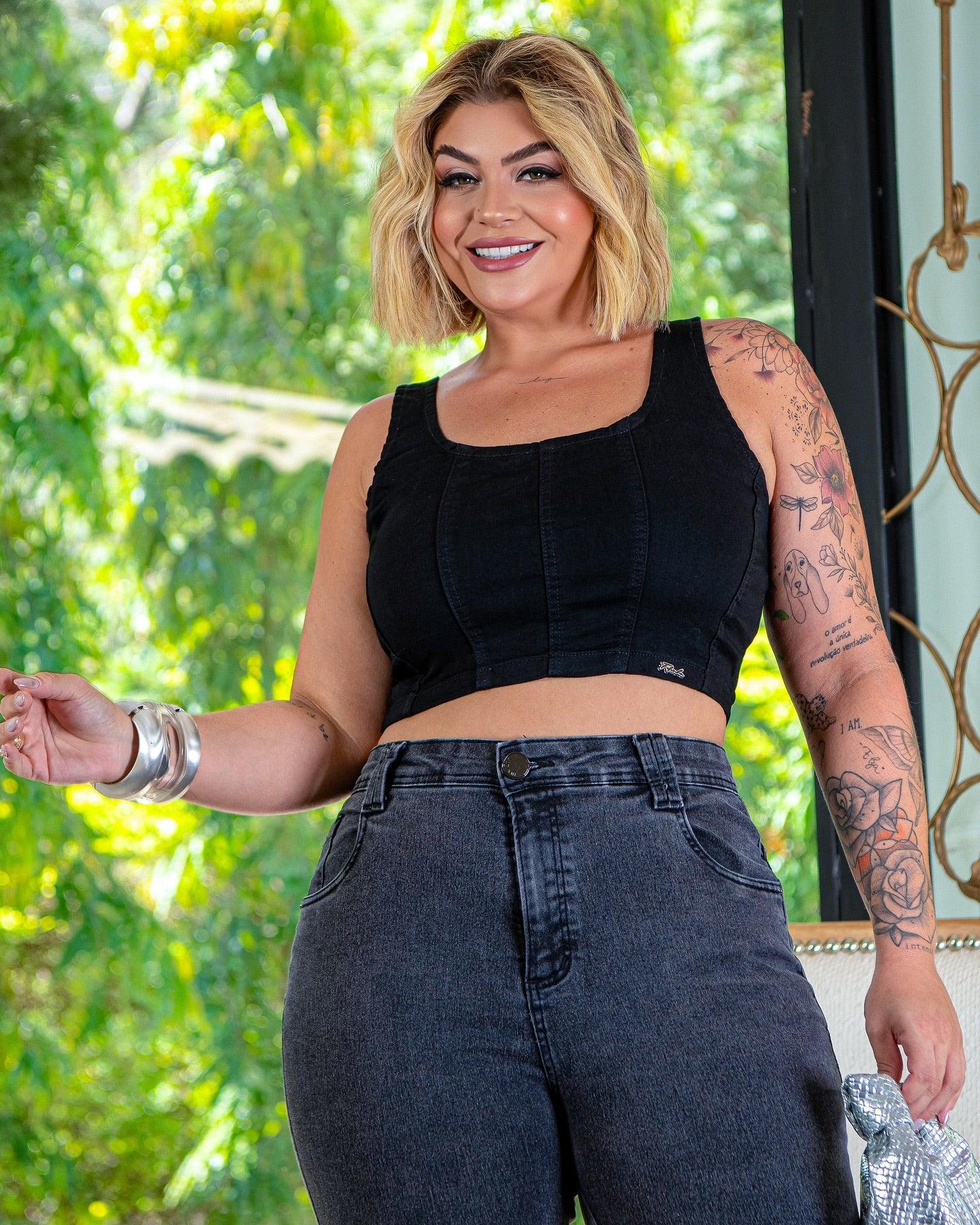 Calça Skinny Estonada FoFinha Plus Size - Leon Elegance