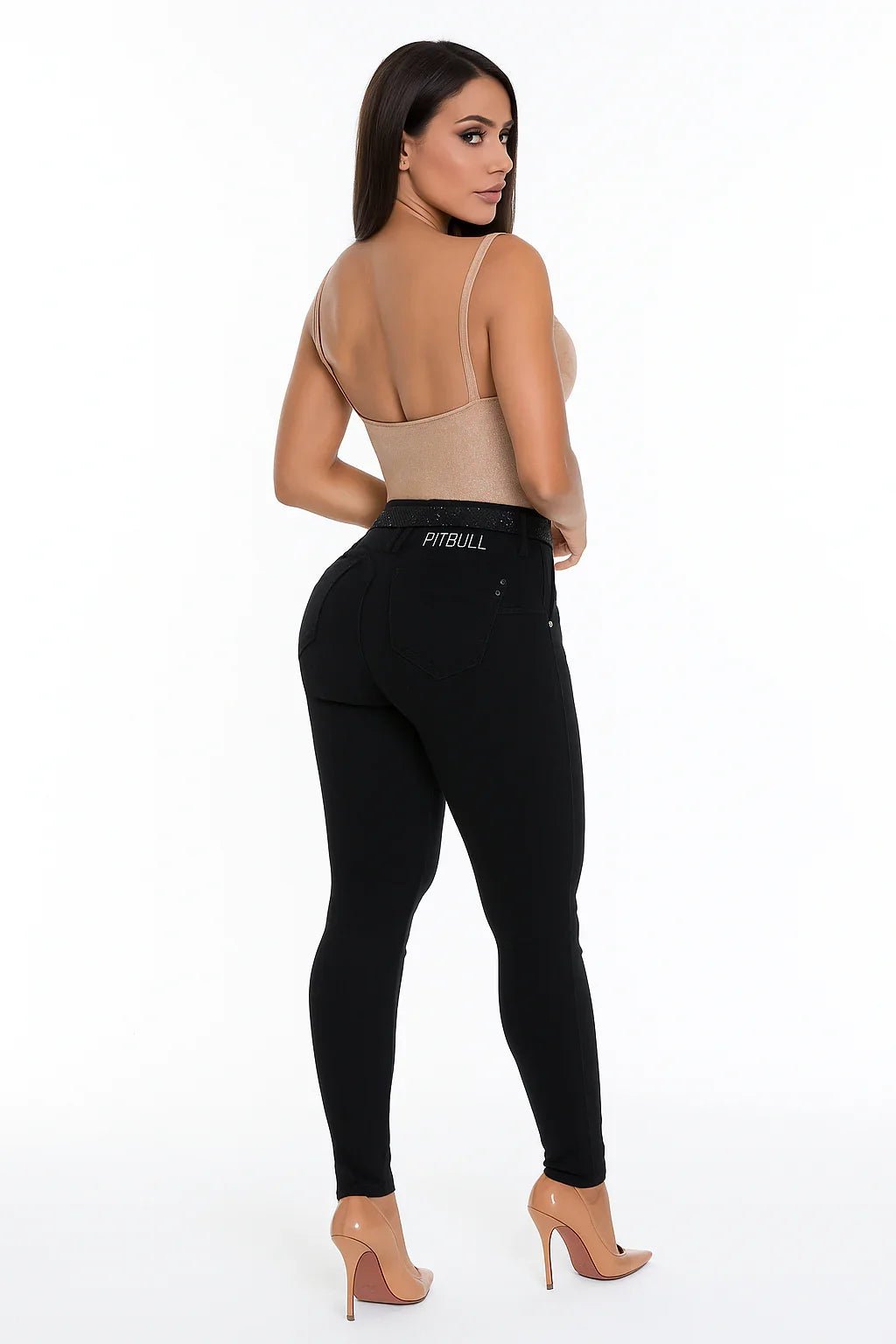 Calça Skinny Feminina Empório Pit Bull Preta - Leon Elegance