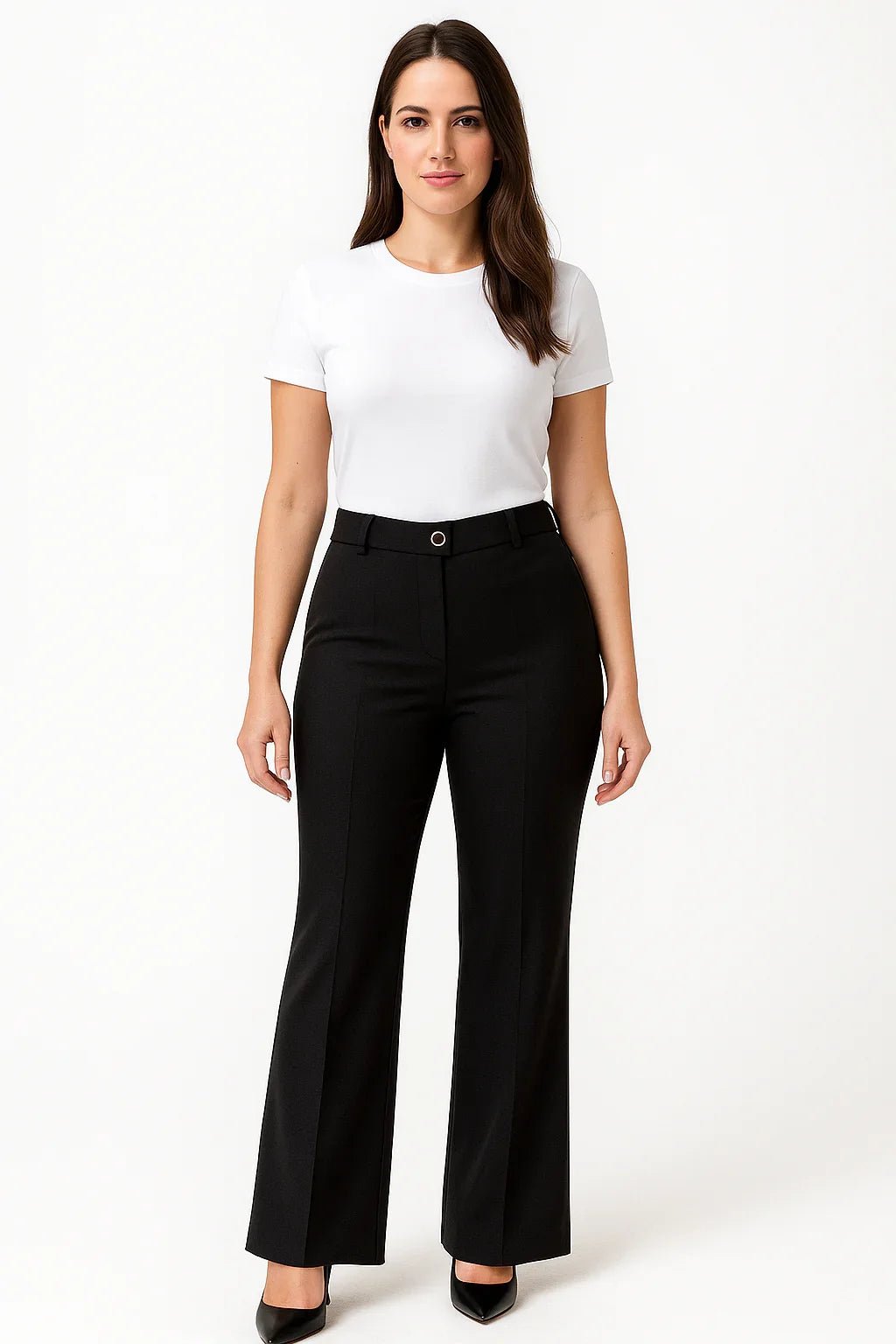 Calça Social Flare Elegant K2B Feminina - Leon Elegance