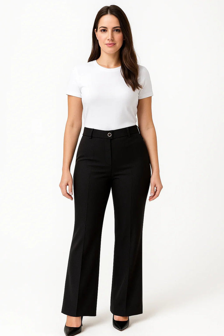 Calça Social Flare Elegant K2B Feminina - Leon Elegance