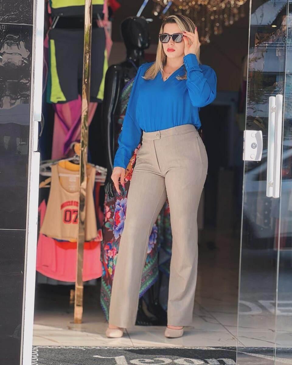 Calça Social Flare Tailor Leon - Leon Elegance