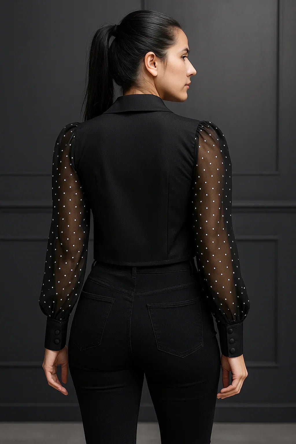 Camisa Cropped Nina Femme pit bull - Leon Elegance