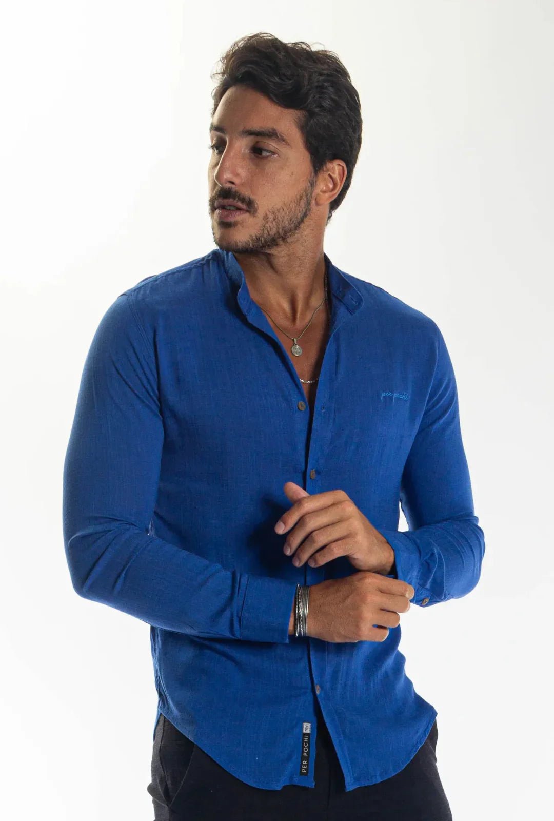 Camisa Longa Dubai Gola Padre Leon - Leon Elegance