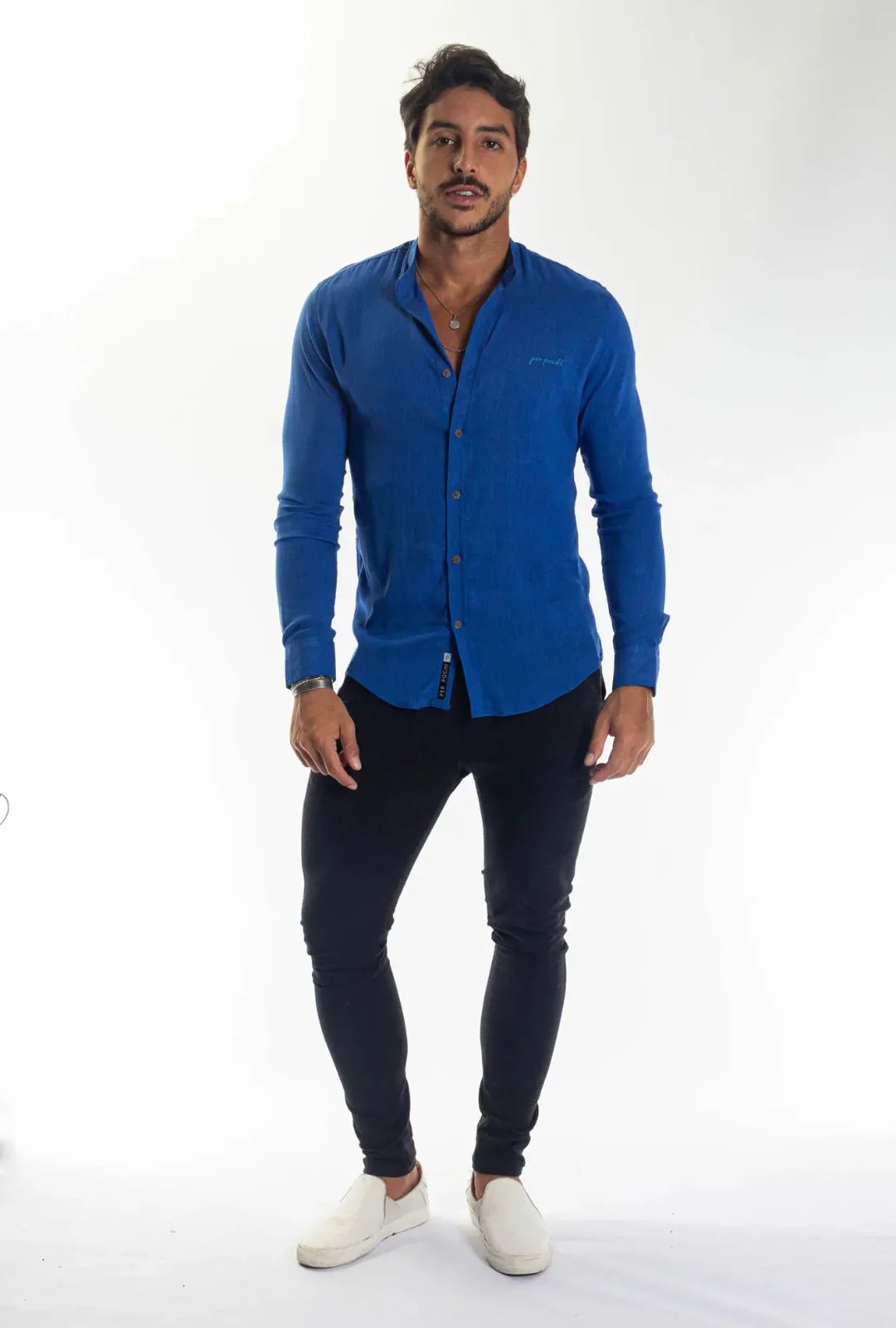 Camisa Longa Dubai Gola Padre Leon - Leon Elegance