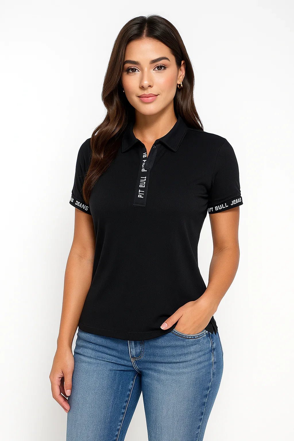 Camisa Polo Feminina Pit Bull - Leon Elegance