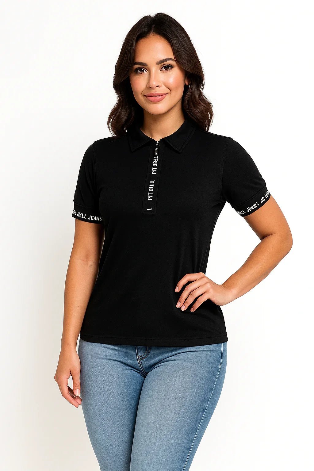 Camisa Polo Feminina Pit Bull - Leon Elegance