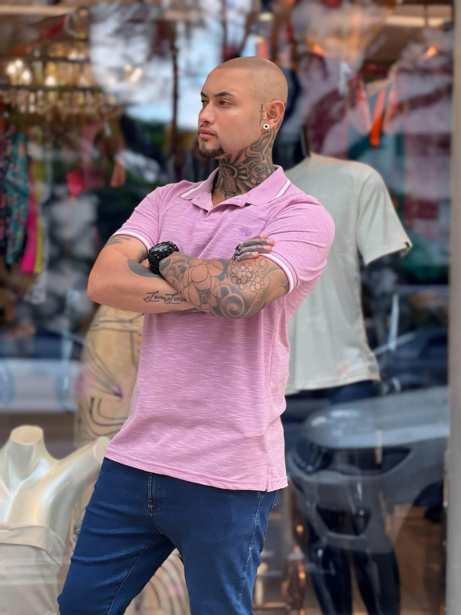 Camisa Polo Pique Mesclada Leon - Leon Elegance