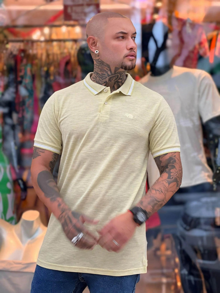Camisa Polo Pique Mesclada Leon - Leon Elegance