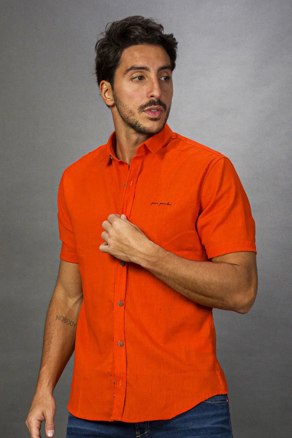 Camisa Tricoline Tradiconal Leon - Leon Elegance