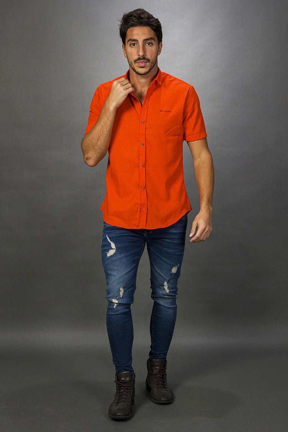 Camisa Tricoline Tradiconal Leon - Leon Elegance