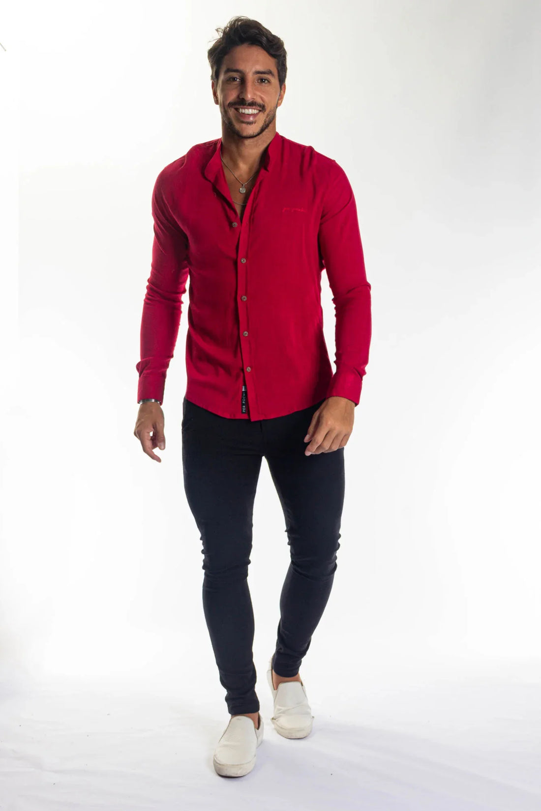 Camisa Longa Dubai Gola Padre Leon