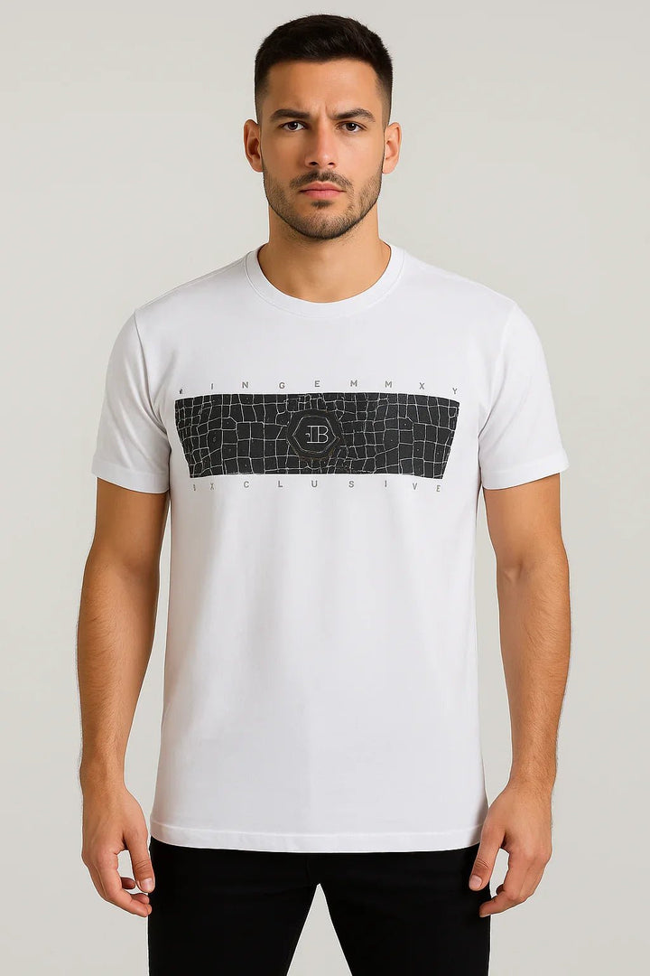Camiseta Branca Exclusive Masculina - Leon Elegance