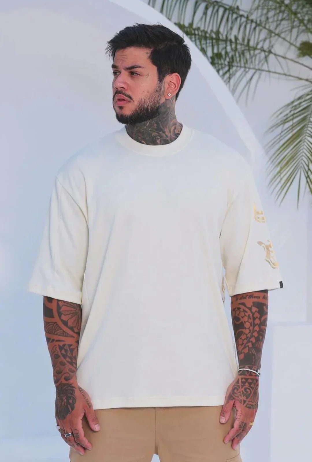 Camiseta FB Premium Oversized Algodão - Leon Elegance