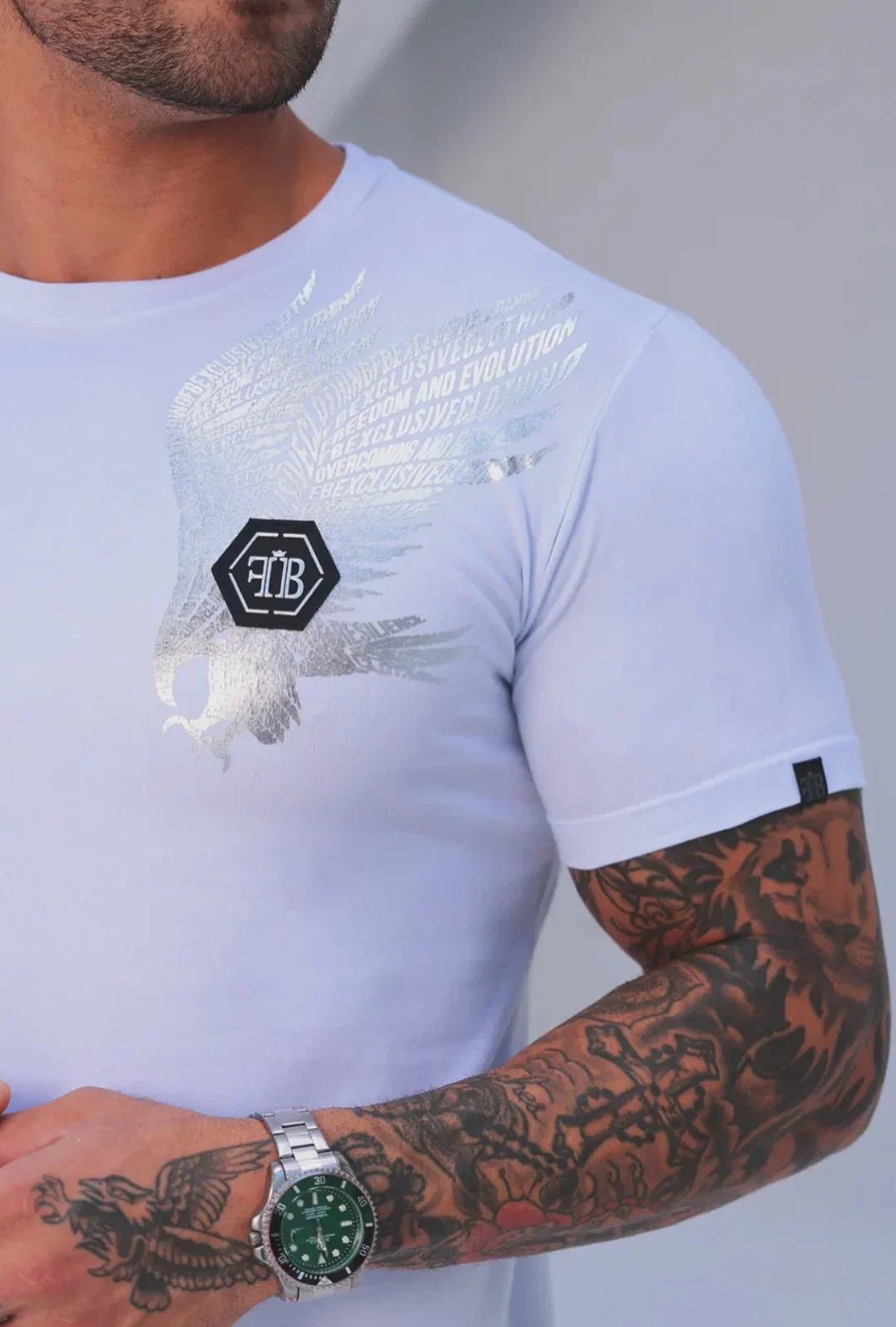 Camiseta Slim Aguia Zetéx Leon - Leon Elegance