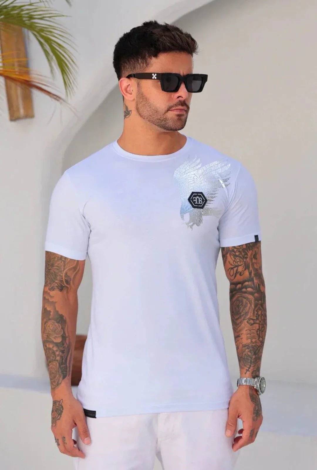 Camiseta Slim Aguia Zetéx Leon - Leon Elegance