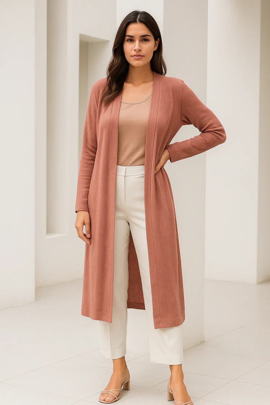 Cardigan Femme Nélida Listrado k2b - Leon Elegance