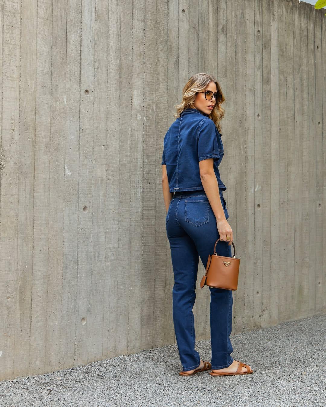 Casaquinho Jeans Klepton Feminino - Leon Elegance